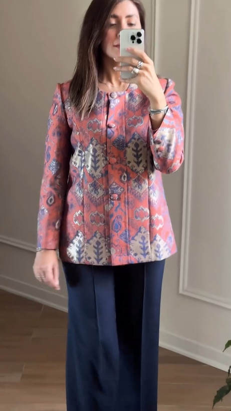 کت و شلوار زنانه مزونی سویسی