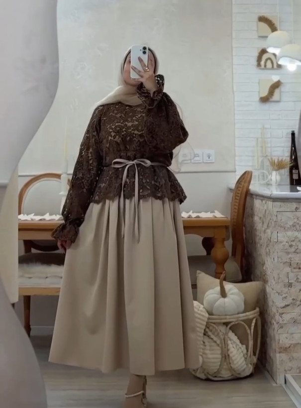 ست شومیز و دامن زنانه مزونی فاطیما